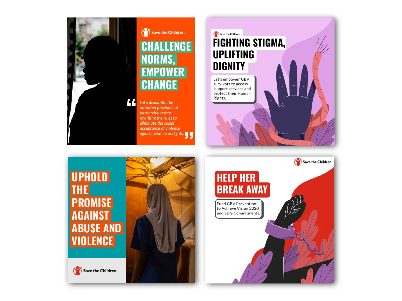 16 Days of Activism posters